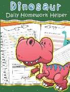 Dinosaur Daily Homework Helper: Homework Planner and Organizer for Kids