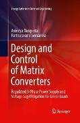 Design and Control of Matrix Converters