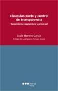 Cláusulas suelo y control de transparencia : tratamiento sustantivo y procesal