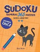 Sudoku Samurai 365 Puzzles: Sudoku Large Print