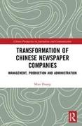 Transformation of Chinese Newspaper Companies