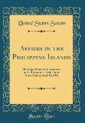 Affairs in the Philippine Islands