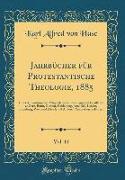Jahrbücher für Protestantische Theologie, 1885, Vol. 11