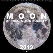 The Moon Appreciation Society 2019 (Wall Calendar 2019 300 × 300 mm Square)