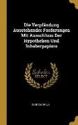 Die Verpfändung Ausstehender Forderungen Mit Ausschluss Der Hypotheken Und Inhaberpapiere