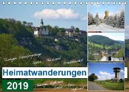 Heimatwanderungen 2019 (Tischkalender 2019 DIN A5 quer)