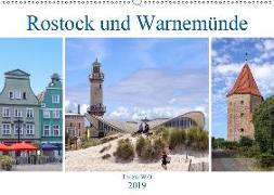 Rostock und Warnemünde - Tor zur Welt (Wandkalender 2019 DIN A2 quer)