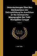 Untersuchungen Über Den Mechanismus Der Gebirgsbildung Im Anschluss an Die Geologische Monographie Der Tödi-Windgällen-Gruppe, Volume 1