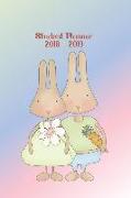 Student Planner 2018-2019: Bunnies - 6x9 Dated Diary Weekly Monthly School Planner for School, University, College