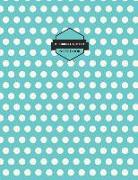 Cornell Notes Notebooks: Blue Polka Dot Notes Paper