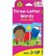 Three-Letter Words Puzzle Cards