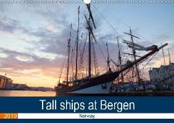 Tall ships at Bergen (Wall Calendar 2019 DIN A3 Landscape)