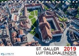 Luftbildkalender St. Gallen 2019CH-Version (Tischkalender 2019 DIN A5 quer)