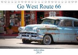 Go west Route 66 (Tischkalender 2019 DIN A5 quer)
