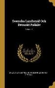 Svenska Landsmål Ock Svenskt Folkliv, Volume 1