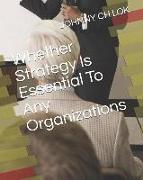 Whether Strategy Is Essential to Any Organizations