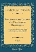 Biographisches Lexikon des Kaiserthums Oesterreich, Vol. 27