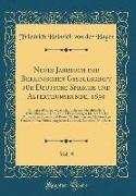 Neues Jahrbuch der Berlinischen Gesellschaft für Deutsche Sprache und Alterthumskunde, 1850, Vol. 9