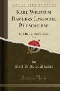 Karl Wilhelm Ramlers Lyrische Blumenlese, Vol. 1