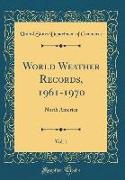 World Weather Records, 1961-1970, Vol. 1