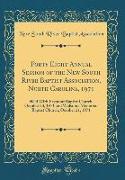 Forty Eight Annual Session of the New South River Baptist Association, North Carolina, 1971