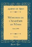 Mémoires de l'Académie de Nîmes, Vol. 14