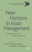 New Horizons in Asian Management