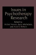 Issues in Psychotherapy Research