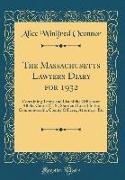 The Massachusetts Lawyers Diary for 1932