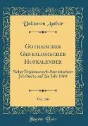 Gothaischer Genealogischer Hofkalender, Vol. 106