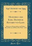 Memoiren des Karl Heinrich Ritters von Lang