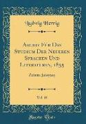 Archiv Für Das Studium Der Neueren Sprachen Und Literaturen, 1855, Vol. 18