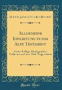 Allgemeine Einleitung in das Alte Testament
