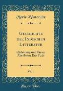 Geschichte der Indischen Litteratur, Vol. 1