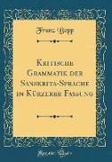 Kritische Grammatik der Sanskrita-Sprache in Kürzerer Fassung (Classic Reprint)