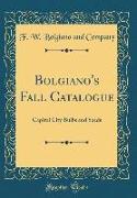 Bolgiano's Fall Catalogue