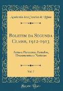 Boletim da Segunda Classe, 1912-1913, Vol. 7