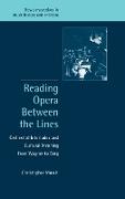 Reading Opera Between the Lines