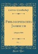 Philosophisches Jahrbuch, Vol. 1