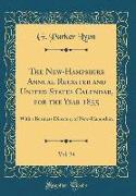 The New-Hampshire Annual Register and United States Calendar, for the Year 1855, Vol. 34