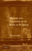 Memory and Tradition in the Book of Numbers