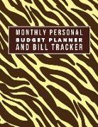 Monthly Personal Budget Planner and Bill Tracker: Monthly & Weekly Financial Budget Planner Income List, Monthly Expense Categories and Weekly Expense