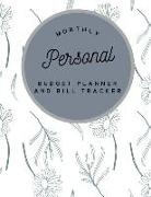 Monthly Personal Budget Planner and Bill Tracker: Vintage Design Monthly & Weekly Financial Budget Planner Income List, Monthly Expense Categories and