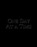 One Day at a Time: All Black Guided 12-Step Recovery Notebook by New Nomads to Balance Sponsor and Step Work with Daily Life