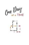 One Day at a Time: Writing Prompt Journal Notebook Abstract Morse Code Art