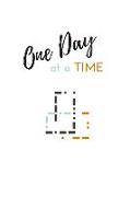 One Day at a Time: Morse Code Journal (Diary, Notebook) Abstract Art Notebook