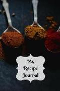 My Recipe Journal: Blank Cookbook for 100 Recipes