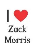 I Love Zack Morris: Zack Morris Designer Notebook