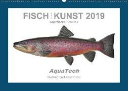 Fisch als Kunst 2019: Atlantische Forellen (Wandkalender 2019 DIN A2 quer)