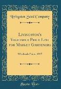 Livingston's Vegetable Price List for Market Gardeners